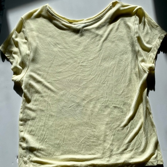 Dynamite Baby Yellow Crop Tee - Picture 5 of 5